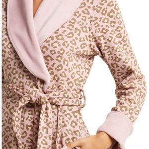 Ugg Duffield II Robe Black and White Animal Print Size Small